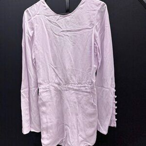Revel Rey Lavender Purple Long Sleeve Romper